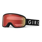 Giro Roam Snow Goggles - Men's Black Frame with Amber/Yellow Lens