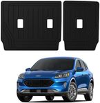 Ecarzo Back Seat Cover Backrest Protector for 2020-2023 2024 Ford Escape Interior Accessories All Weather Rear Seat Back Cover Dog Liner Pet Mat