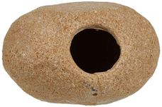 PENN-PLAX Granite Stone Terrarium Decoration and Hideaway for Reptiles and Fish– Realistic Appearance and Texture – Large