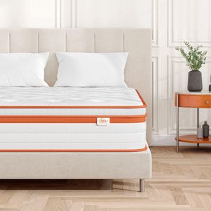 TeQsli Double Mattress – 10 Inch Memory Foam Bed