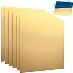 6 Pieces Brass Sheet 6 x 6 Inches 2