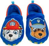 Paw Patrol Toddler Slippers,Chase Marshall,Skye Everest Plush Slipper, Toddler Size 5/6 to 11/12