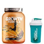 Mikis Growth Formula For Growing Kids 1000g (8-14 Yrs) | Chocolate Ice-cream Flavor with Shaker