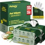 Petazy 400 Dog Wipes for Paws and B