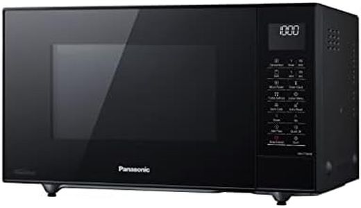 Panasonic Space Saving 3-in-1 Convection 27L Microwave Oven 1000W with Turbo Defrost and 29 Auto Menu Programs (NN-CT56MBQPQ)