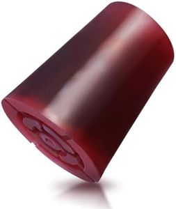 IMFENY Cane Tips Heavy Duty, Ultra Durable Crutch Accessories Replacement Tips for Walking Stick/Walkers/4 Prong Cane, Flat Base, High Polymer Rubber Material
