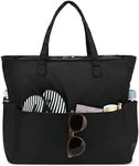 Waterproof Beach Tote Pool Bags for Women Ladies Extra Large Gym Tote Carry On Bag With Wet Compartment for Weekender Travel, M-black, X-Large, X-large