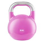 B Fit Competition Kettlebell – Professional Grade Kettlebell for Fitness, Weightlifting, Core Training – Durable and Strong Design Available in 7 Weight Option (32)