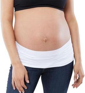 Ingrid & Isabel Basics - Bellaband - Belly Bands for Pregnant Women, White, Large-X-Large