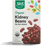 365 by Whole Foods Market, Beans Kidney No Salt Added Organic, 13.4 Ounce