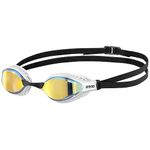 Arena Unisex Airspeed Mirror Racing Goggles, YELLOW COPPER-WHITE