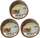 Zoo Med Hermit Crab Soil Compressed/Expandable Coconut Fiber Substrate - 3 Pack