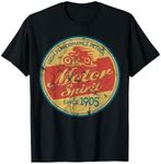 Vintage Motorcycle T-shirt(distressed shirts women & men) T-Shirt