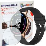 PROTECTERR® 2-Pack Screen Guard for Fire-Boltt Phoenix Pro 1.39" inch Smartwatch Protector | Flexible, Unbreakable, Bubble-Free Installation | Not Tempered Glass | Edge-to-Edge Coverage