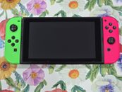 Nintendo Switch Console | Neon Green/Pink Joy-Cons w/ Dock + AC Adapter