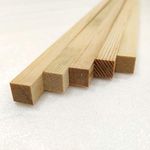 Vortex-RC 10x10x1000mm Square Pine Wood Sticks, 5pcs per Pack, Smooth, Used for Aeromodelling,RC Radio Control Planes, Ship Building and Other DIY Projects.