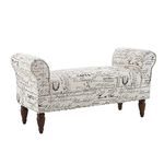 Linon Lillian Bench, Linen