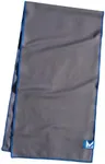 Mission Max Plus Cooling Towel, Charcoal/Lapis Blue - Soft, Durable Microfiber - Cools Up to 3 Hours - UPF 50 Sun Protection - Machine Washable