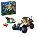 LEGO City Jungle Explorer ATV Red Panda Mission Vehicle Building Toy for 6 Plus Year Old Kids, Boys and Girls, Off-Road Adventure Jeep with Minifigure and Animal Figure, Gift Idea 60424