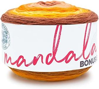 Lion Brand Yarn Mandala Bonus Bundle Yarn, 1 Count (Pack of 1), Elektro