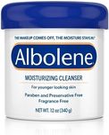 Albolene Moisturizing Cleanser | 3-in-1 Skin Care Product: Makeup Remover, Facial Cleanser and Moisturizer | No Soap or Water Needed | 12 Ounce (Pack of 1)