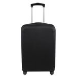 Explore Land Travel Luggage Cover Suitcase Protector Fits 18-32 Inch Luggage Black, XL (31-32 inch Luggage)