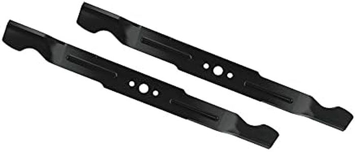 EGO Power+ AB4200D 6 ZTR Mower Replacement Blade Set for EGO 42” Z6 Zero Turn Riding Mower ZT4204L, Black