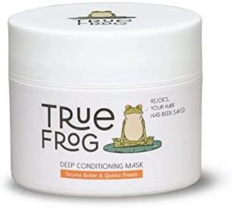 TRue FRoG Deep Conditioning And Hydrating Hair Mask For Curly, Wavy, Dry And Frizzy Hair With Flax Seed Extract, Argan Oil And Tucuma Butter, Sulphate And Paraben Free-200 Gm,1 Count