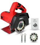 1700W Marble Cutter Machine | 4-Inch (110mm) Disc | 11000 RPM Marble Cutter Machine | Marble Cutter | Wooden Cutting Machine | Tile Cutter Machine | Stone Cutting Machine | Tiles Cutter (Red & Black)