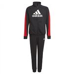 Adidas GT6970 B BOS COT TS Tracksuit Top:black/vivid red/white Bottom:BLACK/WHITE 1112