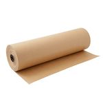 MM WILL CARE - WE WILL CARE YOUR PRODUCTS 32 inch kraft liner paper roll -Pack of 5 metre (brown )