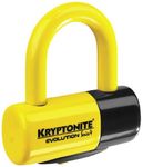 Kryptonite Evolution Series 4 Disc Lock Motorcycle Security/Lock, Yellow