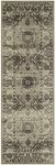 Maples Rugs Distressed Lexington Non Slip Runner Rug For Hallway Entry Way Floor Carpet [Made in USA], 2 x 6, Brown/Neutral