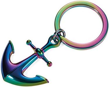 TROIKA HEIMATHAFEN - KR17-10 - Porte-clés - Ancre - Nostalgie - Espoir - Porte-bonheur - Mat - L'original, multicolore, 5,5 cm, Moderne