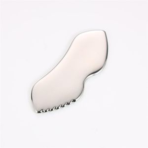 Pinkrin Stainless Steel Gua Sha Facial Tools, Metal Guasha Tool for Face and Body, Gua Shua Scraper for Face Massager Lymphatic Drainage, Facial Sculpting Tool