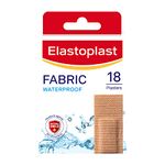 Elastoplast 18 Waterproof Fabric Plaster Strips (18 Plasters), Large Pack of Fabric Plasters, Breathable Plasters, Plasters Waterproof