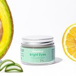 WildMint Bright Eyes Cream with Hyaluronic Acid | Brightening & Firming Eye Cream for Sensitive, Dry, Mature Skin | Reduces Dark Circles & Puffiness | UK Made Vegan & Cruelty-Free Skincare | 30ml