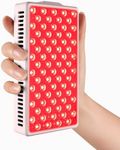 Red Light Therapy for Face and Body, Portable Red Light Therapy Panel, 660nm Red Light and 850nm Infrared Light for Pain Relief, Skin Care, Red Light for Sleep, Rechargeable and Great for Travel