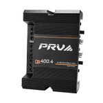 PRV Audio QS400.4 2 Ohm Mini Compact 4 Channel Car Audio Amplifier 4 x 100 Watts RMS at 2 Ohm - 400 Watt Amp Stereo 12 Volts Amp Class D Full Range Bridgeable