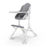 ORIBEL Cocoon Z High Chair & Lounger (Ice Grey)