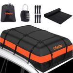 Rooftop Cargo Carrier, Ohuhu 21 Cubic Feet Waterproof Roof Rack Cargo Carrier with Anti-Slip Mat, Lock & Door Hooks, 840D Heavy Duty Car Storage Bag for SUV Van Truck with/Without Roof Racks