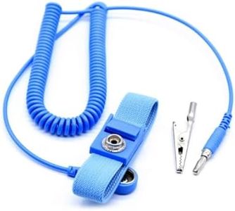 Anti Static Wrist Strap,11" Antistatic Wrist Band Grounding Bracelet ESD Wrist Strap Adjustable Wristband, ESD Grounding Wristband