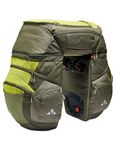 VAUDE Karakorum Pro 68 L pannier bag for bicycles in khaki, Stylish bike rack bag, 100% Waterproof, Rear bike pannier, Easy Attachment