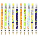 Zebra Funky Cadoozles Mechanical Pencils - 0.7mm Lead - 2 x Pack of 5 Assorted Coloured Barrels