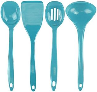 Reston Lloyd Calypso Basics by Melamine Utensil Set, 4-Piece, Turquoise