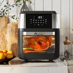 Alivio 12L Digital Air Fryer, Multifunctional Oven 12 Preset Programs, 5 Auxiliary Functions with 360 Degree Hot Air Circulation Roaster Microwave Heater