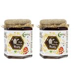 Nutriorg Certified Organic High Altitude Honey 250g (Pack of 2) | 100% Pure, Unadulterated, and NMR Approved | Raw Himalayan Honey for Weight Management, Energy Boost & Immunity | No Added Sugar | Natural Sweetener