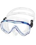 EverSport Swim Goggles Adult with Nose Cover for Women Men No Leak, Clear Wide View Diving Scuba Mask Open Water Pool Swimming Goggles Silicone Shower Goggles Youth Snorkel Junior Nose Goggles