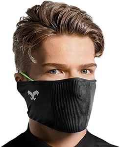 Naroo F1s - Reusable Anti-Dust Cooling Breathable Sports Mask with UV Protection for Cycling Running Biking (Small, Black)