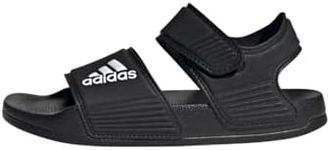 adidas Sportswear Adilette Kids Sandals, Core Black/Cloud White/Core Black, US 1